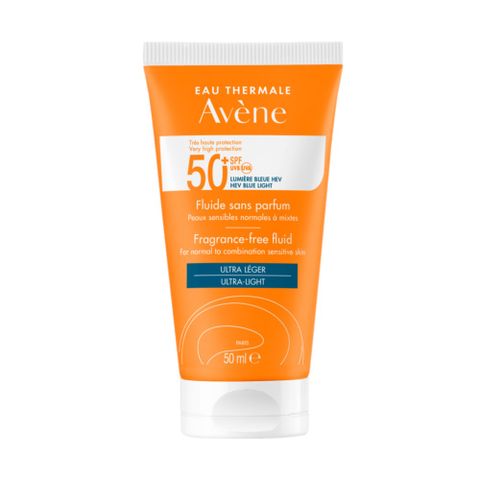 Avene雅漾 超能輕感防曬液(無香)SPF50+ 50ml