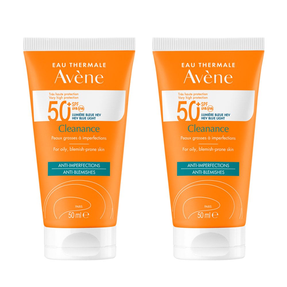 Avene 雅漾  超能控油清爽防曬液SPF50+50ml(2入特惠)