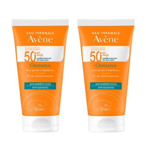 Avene 雅漾 超能控油清爽防曬液SPF50+50ml(2入特惠)