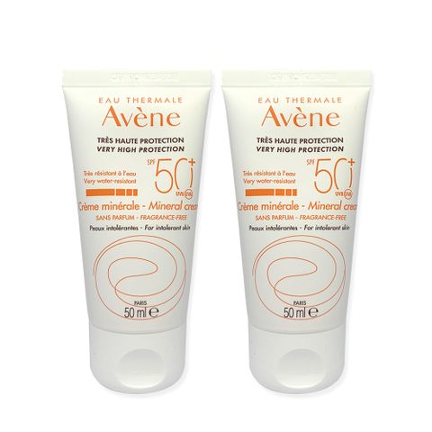 Avene 雅漾 全效潤色防曬霜 50mlx2入組 (台灣公司貨)