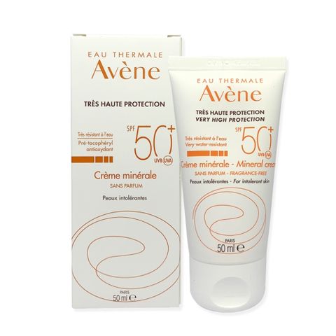 Avene 雅漾 全效潤色防曬霜 SPF50+ 50ml能阻隔UVA/UVB對肌膚傷害