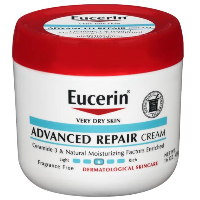 Eucerin 伊思妮   Advanced Repair 高階修復保濕乳霜 (無香 ,果酸) 454g