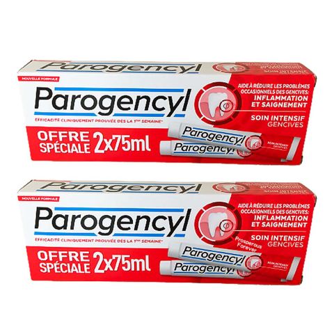 [4入組] Parogencyl倍樂喜 牙周保健牙膏75ml 法國原裝進口