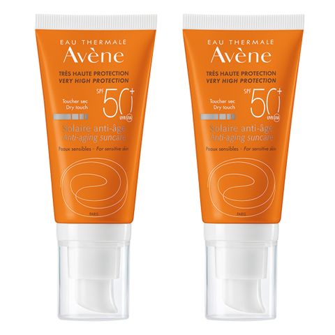 Avene雅漾 全效緊緻防曬液SPF50+ 50ml(2入特惠)