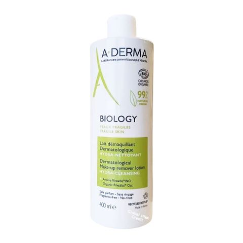 A-DERMA 艾芙美 新葉三效卸妝乳400ml 新包裝 白蓋