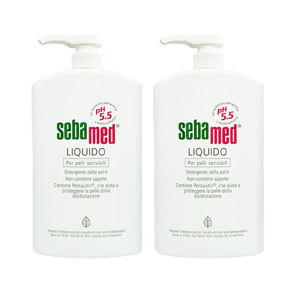 Sebamed 施巴  PH5.5潔膚露 1000ml #壓頭版新包裝 兩入組