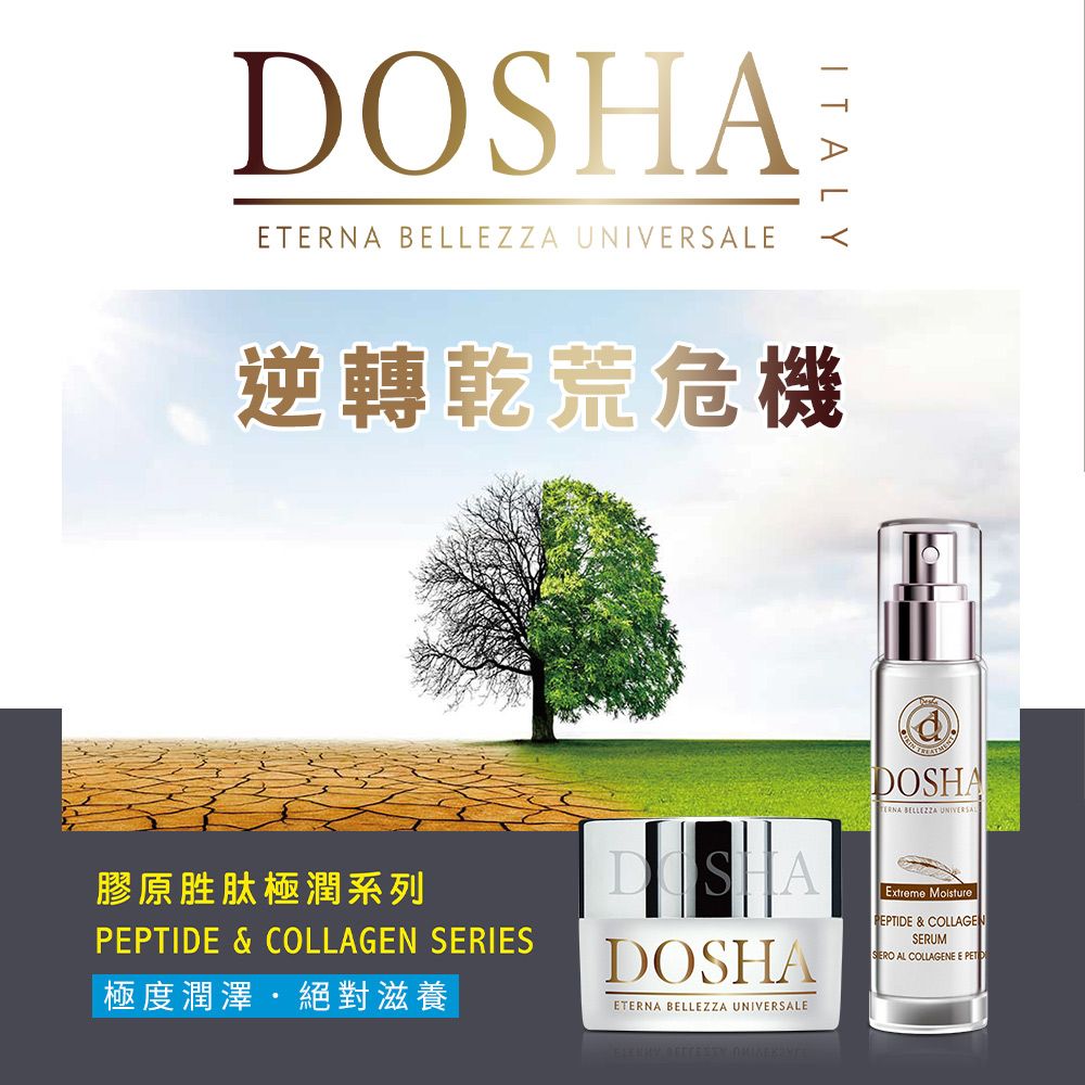 DOSHA  義大利兜莎 膠原胜肽極潤精華霜(50ml) 專櫃公司貨-效期至2025/10/13