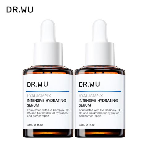 DR.WU 達爾膚 玻尿酸保濕精華液30ML 2入組