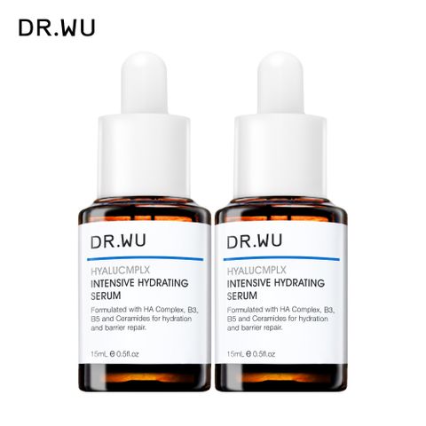 DR.WU 達爾膚 玻尿酸保濕精華液15ML_2入組
