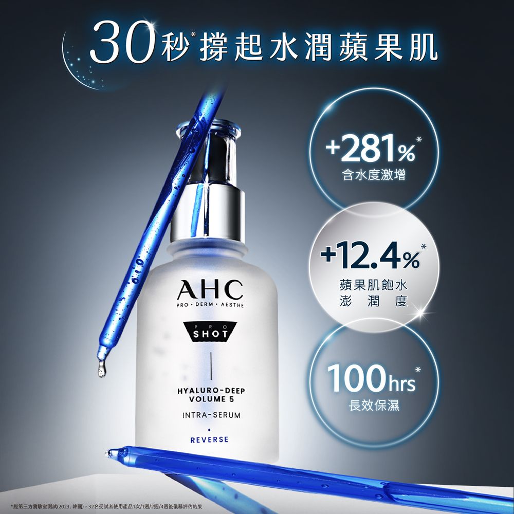AHC 醫美科研超導水光玻尿酸精華40ML x2入組