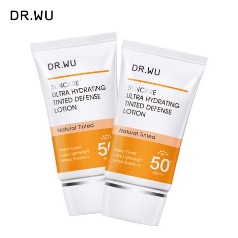 DR.WU 達爾膚 全能保濕潤色防曬乳SPF50+35ML_2入組