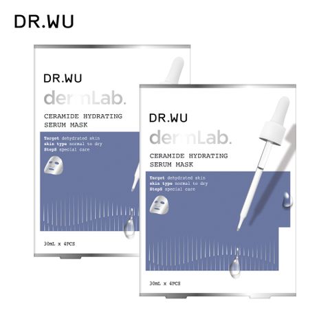 DR.WU 達爾膚  神經醯胺保濕精華面膜4入(2入組)-共2入