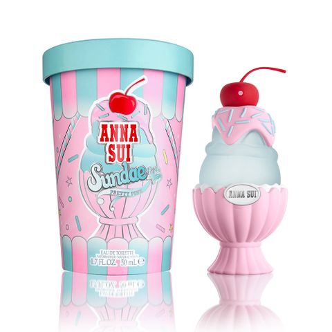 Anna Sui 安娜蘇 SUNDAE果漾聖代淡香水-Pretty Pink粉紅柚惑50ML