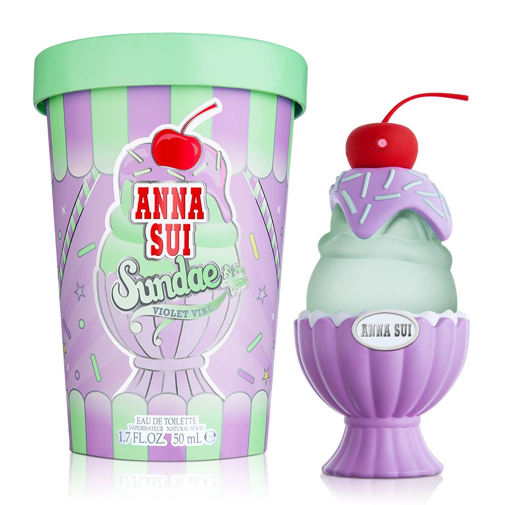 Anna Sui 安娜蘇   果漾聖代女性淡香水-戀愛紫檸(50ml)