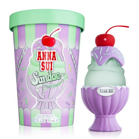 Anna Sui 安娜蘇 果漾聖代女性淡香水-戀愛紫檸(50ml)