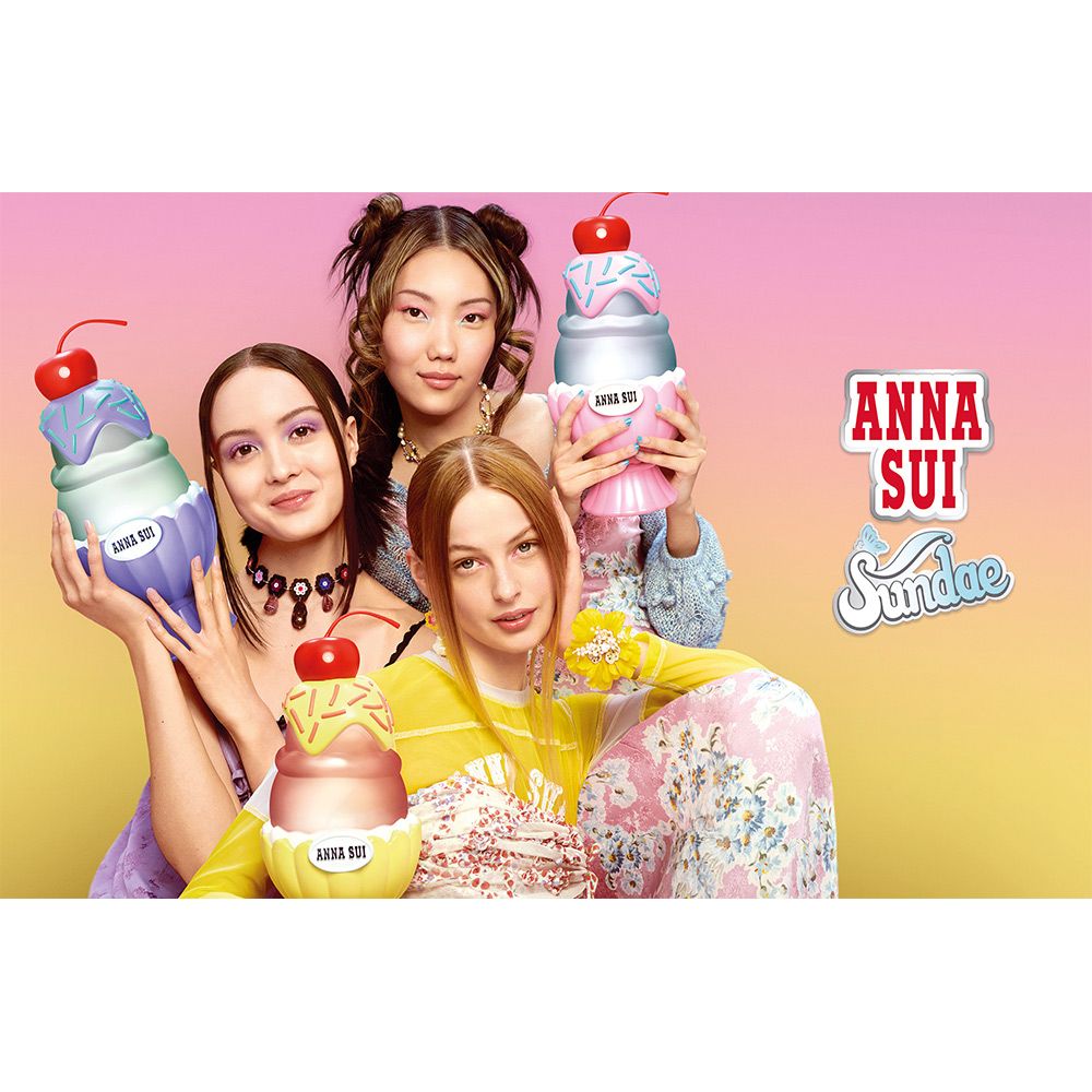 Anna Sui 安娜蘇   果漾聖代女性淡香水-戀愛紫檸(50ml)