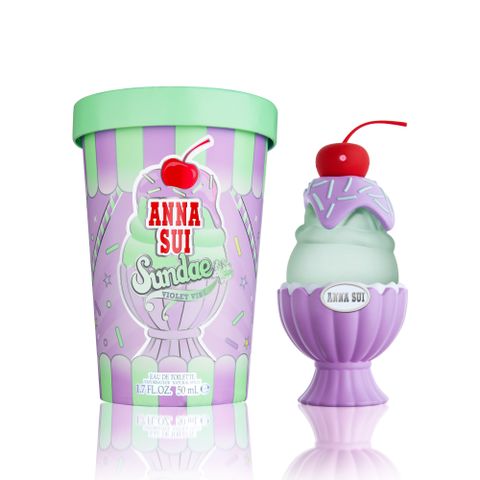 Anna Sui 安娜蘇 果漾聖代淡香水-戀愛紫檸 50ml (原廠公司貨)