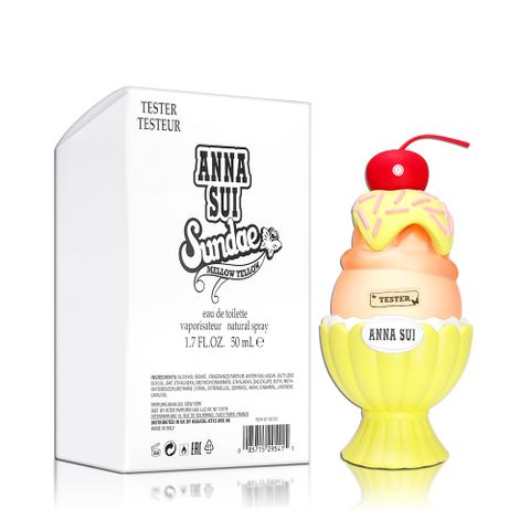 Anna Sui 安娜蘇 果漾聖代淡香水-樂夏百香 50ML TESTER 環保包裝