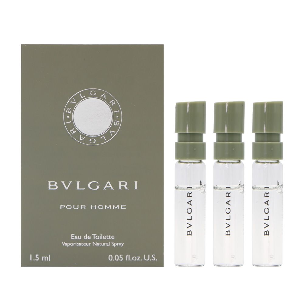 BVLGARI 寶格麗   經典大吉嶺中性淡香水1.5ml 針管 三入組