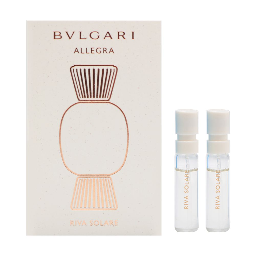 BVLGARI 寶格麗  ALLEGRA悅享盛典系列 RIVA SOLARE 璀璨驕陽淡香精1.5ml 針管 2入組