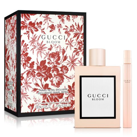 GUCCI 古馳 花悅女性淡香精禮盒(淡香精100ml+隨行香氛10ml)