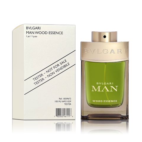 BVLGARI 寶格麗 Wood Essence 城市森林男性淡香精 100ML TESTER 環保包裝