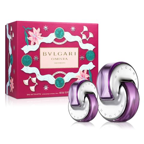 BVLGARI 寶格麗 紫水晶女性淡香水禮盒(淡香水65ml+小香15ml)