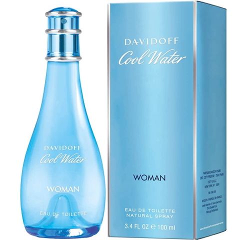 《Davidoff 大衛杜夫》Cool Water 冷泉女性淡香水 100ml