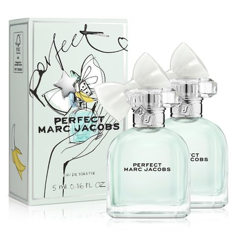 MARC JACOBS Perfect 女性淡香水小香(5ml)X2入