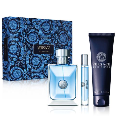 Versace 凡賽斯 經典男性淡香水靛藍限量香氛禮盒