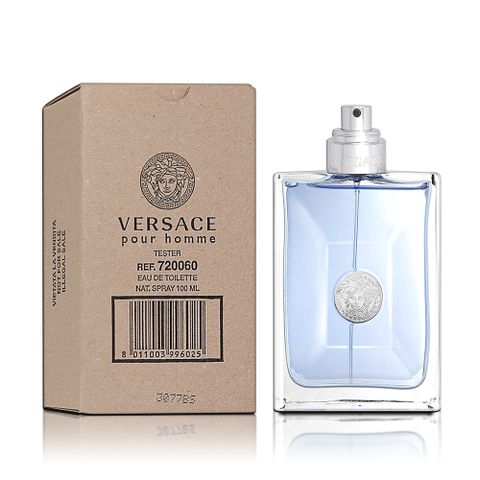 Versace 凡賽斯 同名經典男性淡香水 100ML 無蓋 TESTER 環保包裝