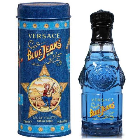 Versace 凡賽斯 藍可樂淡香水 BLUE JEANS 75ML