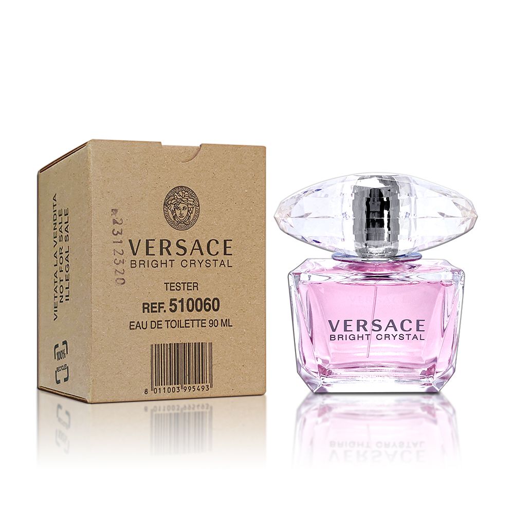 Versace 凡賽斯   Bright Crystal 香戀水晶女性淡香水 90ML TESTER 環保包裝