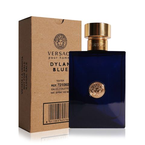 Versace 凡賽斯 狄倫正藍男性淡香水 100ML (TESTER環保紙盒版)