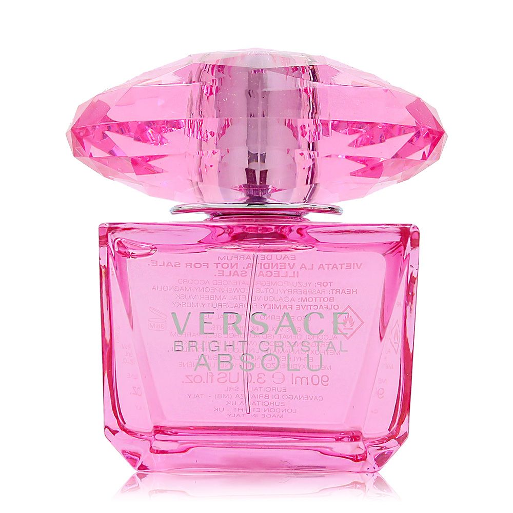 Versace 凡賽斯  Bright Crystal Absolu 絕對香戀水晶女性淡香精 EDP 90ml TESTER 有蓋子