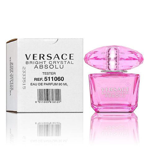 Versace 凡賽斯 Bright Crystal Absolu 絕對香戀水晶女性淡香精 90ML TESTER 環保包裝