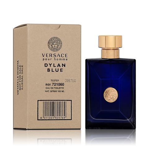 Versace 凡賽斯 Dylan Blue 狄倫正藍男性淡香水 100ML TESTER 環保包裝