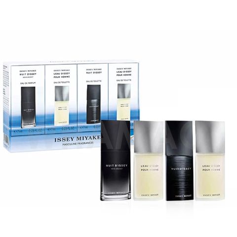 Issey Miyake 三宅一生 一生之水男性小香水四入禮盒(7mlx4)(上班日天天宅配出貨)