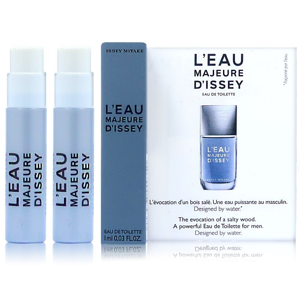 Issey Miyake 三宅一生   LEAU MAJEURE DISSEY 一生之水激浪男性淡香水1ML 針管X2入