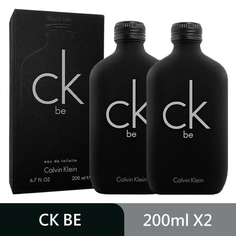 【Calvin Klein凱文克萊】CK BE中性淡香水200ml (2入組)