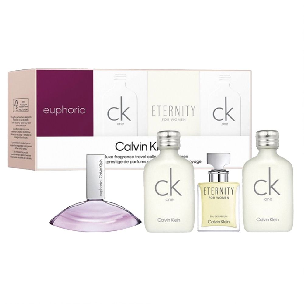 Calvin Klein 《 卡文克萊》CK女性小香水禮盒4入組