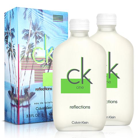 Calvin Klein 凱文克萊 CK One  光影之夏限量版中性淡香水(100ml)X2入