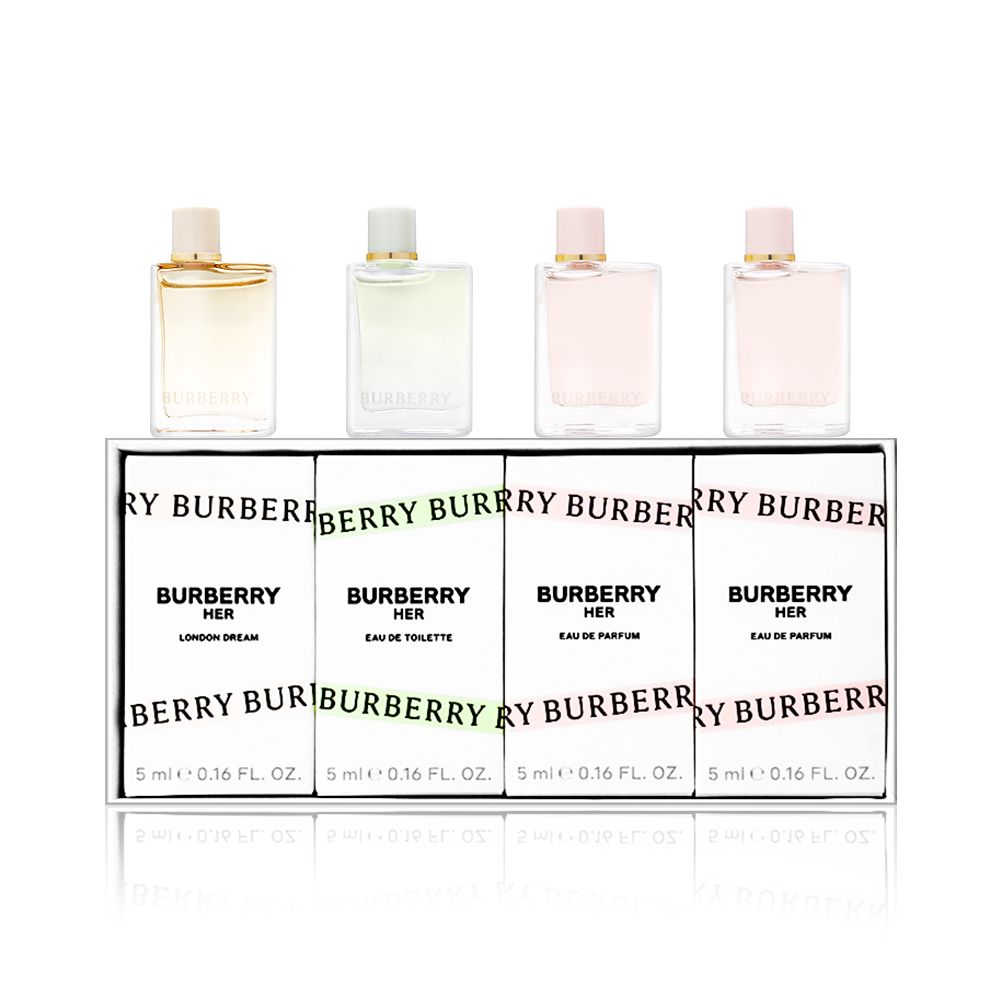 BURBERRY 巴寶莉 HER香水旅行迷你組 5ml*4