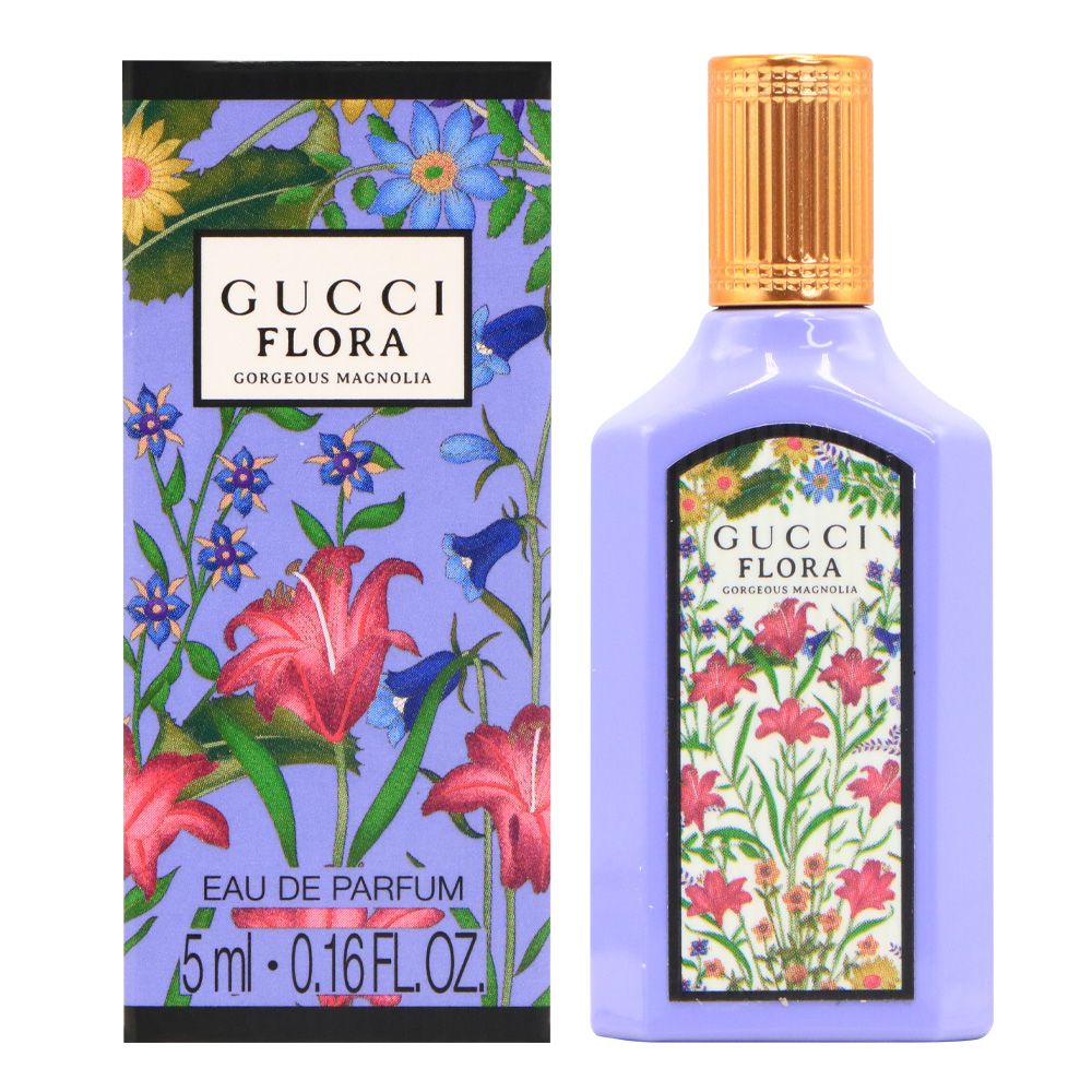 GUCCI 古馳  FLORA 幻夢木蘭花女性淡香精 5ml 小香