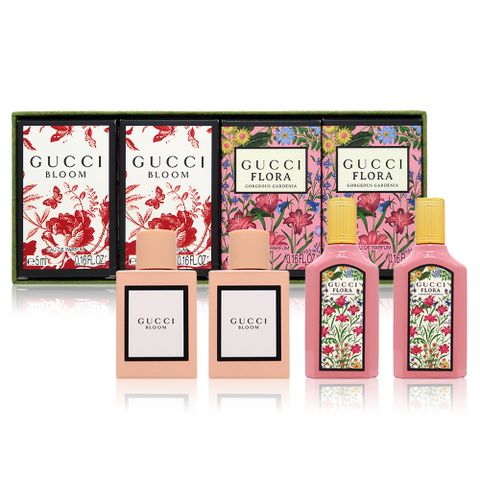 GUCCI 古馳 花悅幻夢小香禮盒 EDP 5mlx4