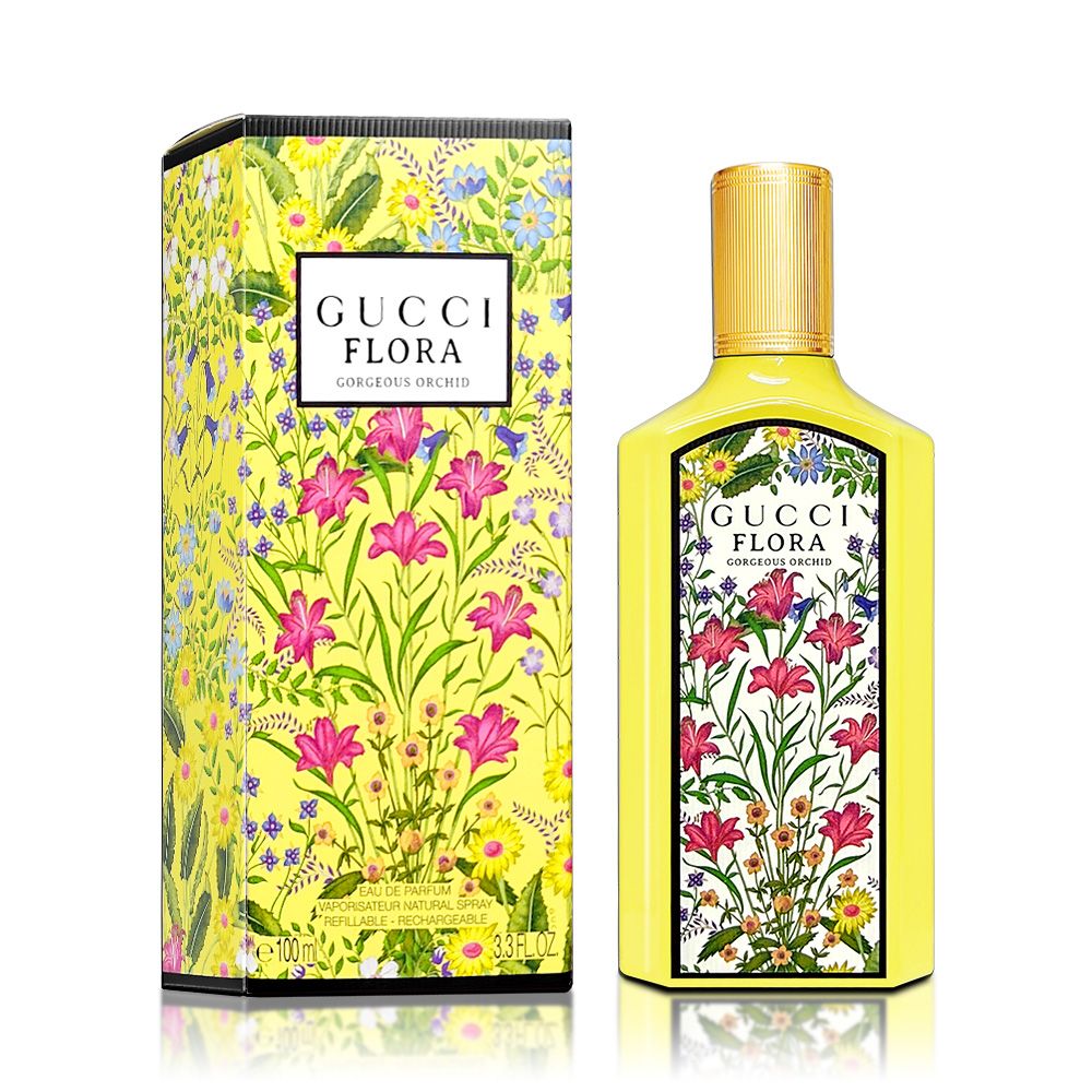 GUCCI 古馳 Flora Gorgeous Orchid 華麗蘭花之約女性淡香精 100ML