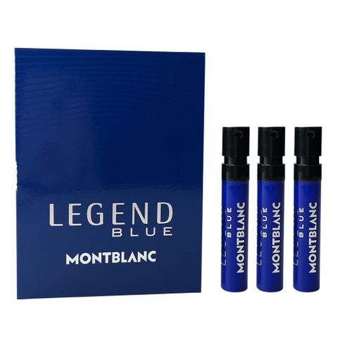 MONTBLANC 萬寶龍 傳奇紳藍淡香精 1.2ML 針管-3入組