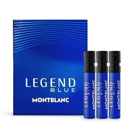 MONTBLANC 萬寶龍 傳奇紳藍淡香精(1.2ml)X3-香水隨身針管試香-公司貨