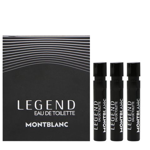 MONTBLANC 萬寶龍 傳奇經典男性淡香水1.2ML*3入組