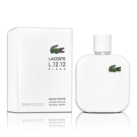 LACOSTE L.12.12 BLANC 經典純白男性淡香水 100ML